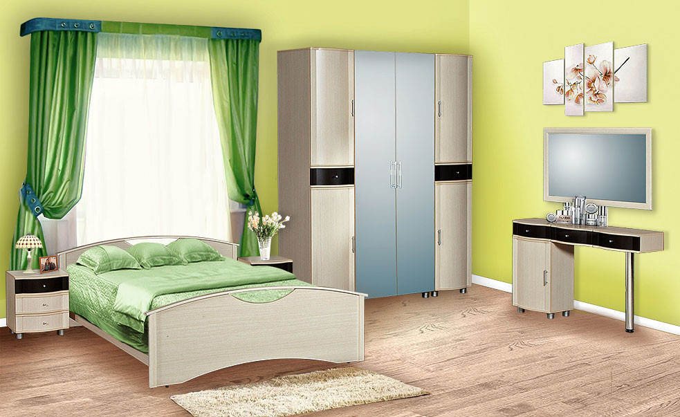 Детская кровать Юниор-3 МДФ, розовый, 70х140