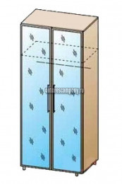 Детская кровать Юниор-3 МДФ, розовый, 70х140