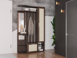 Современная прихожая для узкого коридора BTS Ксения