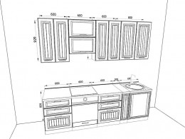 Кухня Прага 2,6 метра