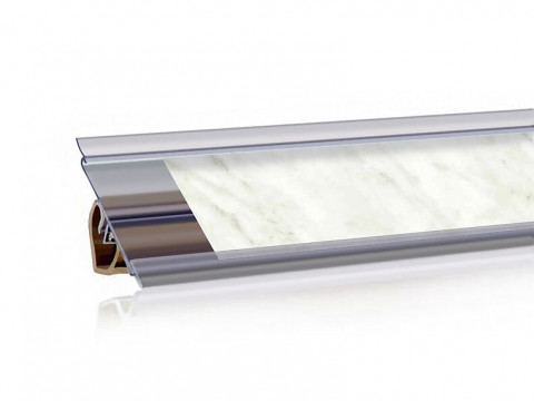 Плинтус вставочный Мрамор (14М)