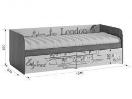 Детская кровать МебельСон Челси 