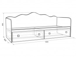 Детская кровать МебельСон Амели