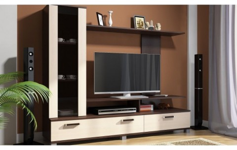 Гостиная Соло-6 (Венге / дуб молочный)