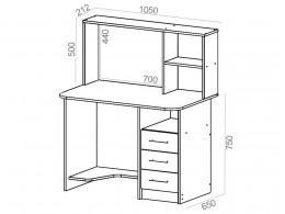 Компьютерный стол  Неман