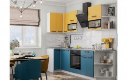 Кухня МДФ Техно 900х2700 Компоновка №2