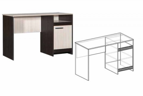 Стол письменный Спайдер 55 см