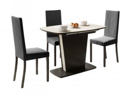 Обеденная группа Стол Честер + 3 стула Ромео