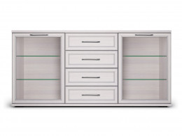 Комод  Комодино 2 стеклодвери Палермо