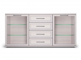 Комод  Комодино 2 стеклодвери Палермо