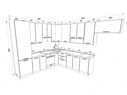 Кухня Шанталь 3,4 метра
