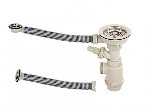 Выпуск большой с переливом в комплекте с сифоном S701 G