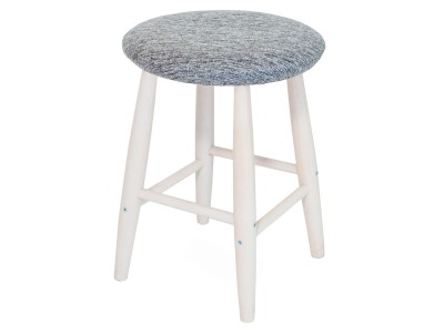 Табурет  мягкая круглая крышка массив