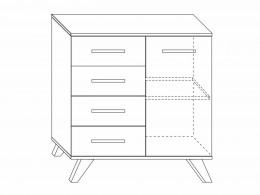 Комод Вега Скандинавия