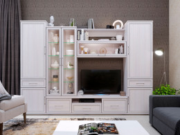 Шкаф-витрина Надстройка со стеклом Палермо