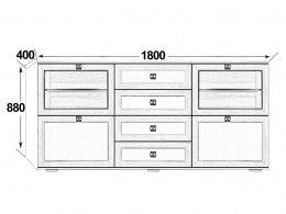 Комод Комодино Парма НЕО