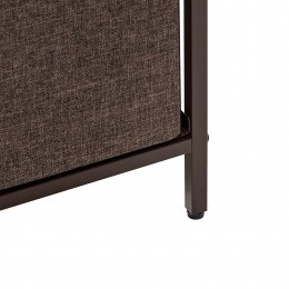 Комод Leset Локи 3 ящ., Каркас Коричневый, Бежевый/Светло-коричневый/Темно-коричневый