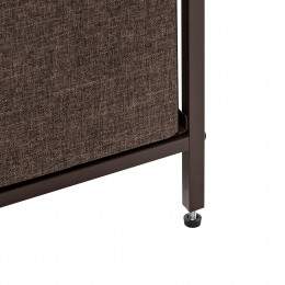 Комод Leset Локи 3 ящ., Каркас Коричневый, Бежевый/Светло-коричневый/Темно-коричневый