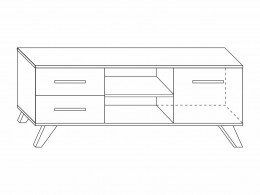 ТВ-тумба Вега Скандинавия