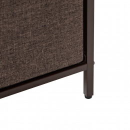 Комод Leset Локи 4 ящ., Каркас Коричневый, Бежевый/Светло-коричневый/Темно-коричневый