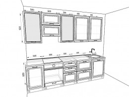 Кухня Ницца Роял 2,8 метра