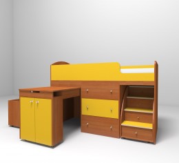 Вишня/желтый