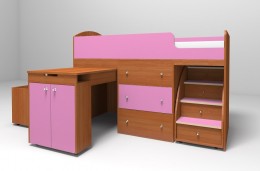 Вишня/ розовый