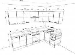Кухня Оптима 2,8 метра