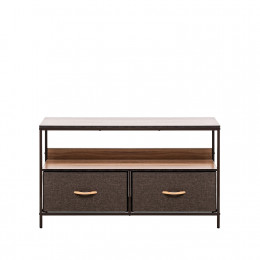 Комод Leset Локи 2 ящ., Каркас Коричневый, Бежевый/Светло-коричневый/Темно-коричневый