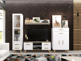 Настенная полка ВЕГА СКИНАВИЯ гостиная навесная