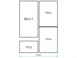 Прихожая Сокол ВШ-3.1 + ТП- + -4 + ПЗ-
