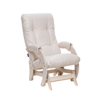 Кресло-качалка Модель 68 (Leset Футура) Дуб беленый, к/з Varana cappuccino