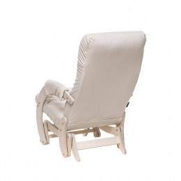Кресло-качалка Модель 68 (Leset Футура) Дуб беленый, к/з Varana cappuccino