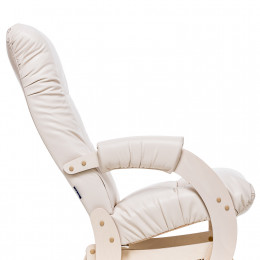 Кресло-качалка Модель 68 (Leset Футура) Дуб беленый, к/з Varana cappuccino