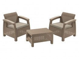 Комплект плетеной мебели Keter Комплект Corfu weekend 17197786/КАП