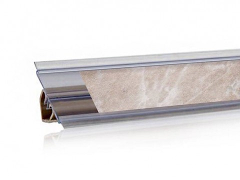 Плинтус вставочный Бежевый оникс (100М)