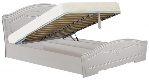 Кровать №1 (с ортопедическим основанием с подъемником) Ева 160 см