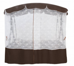 Качели садовые Элегант Премиум со столиком ШОКОЛАД