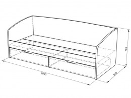 Детская кровать  Манхэттен MDM-006.1433