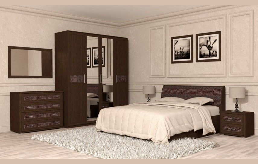 Модульная спальня Кэт-4 (композиция 1)