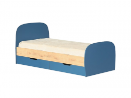 Модуль № 12 Кровать с ящиками Космос 85 см