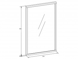 Настенное зеркало Норвуд