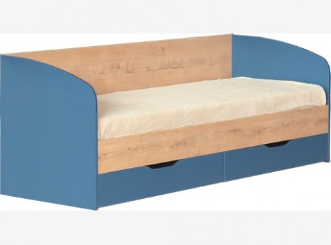 Модуль № 13 Кровать с ящиками Космос 85 см