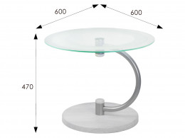 Журнальный столик Мебелик Дуэт 13Н