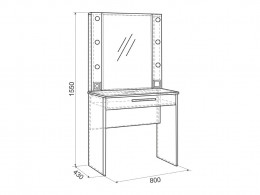 Спальный гарнитур МебельСон Зара