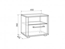 Спальный гарнитур МебельСон Зара