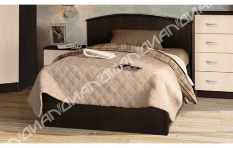 Кровать арт.032, низкий щиток, 140