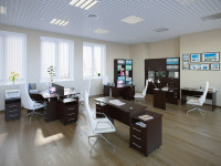 Комплект офисной мебели Сокол Сокол П К1 Венге