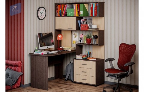 Уголок школьника Паскаль СТ-3 (венге/Дуб молочный)