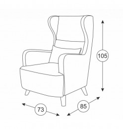 Кресло Мягкая Линия Кресло Меланж